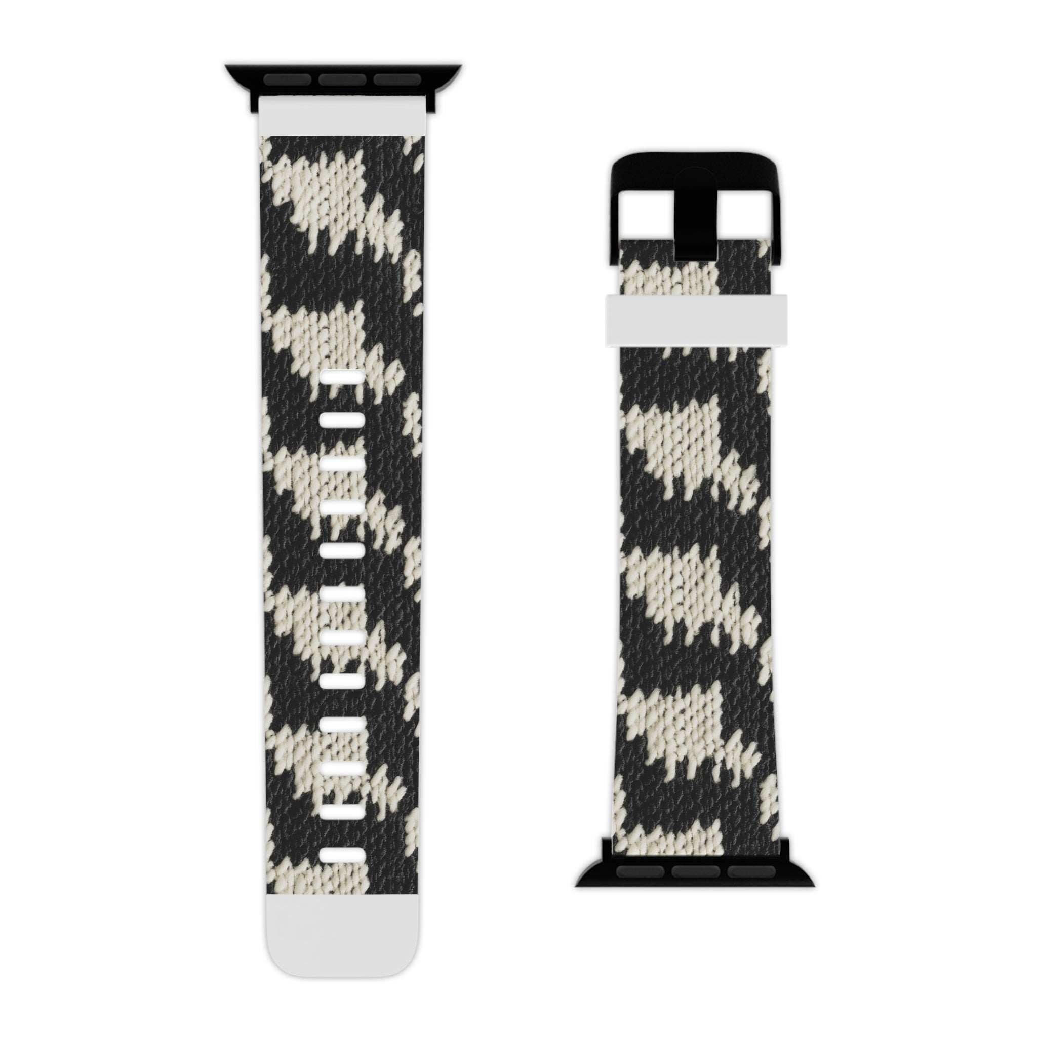 Black & White Apple Watch Band