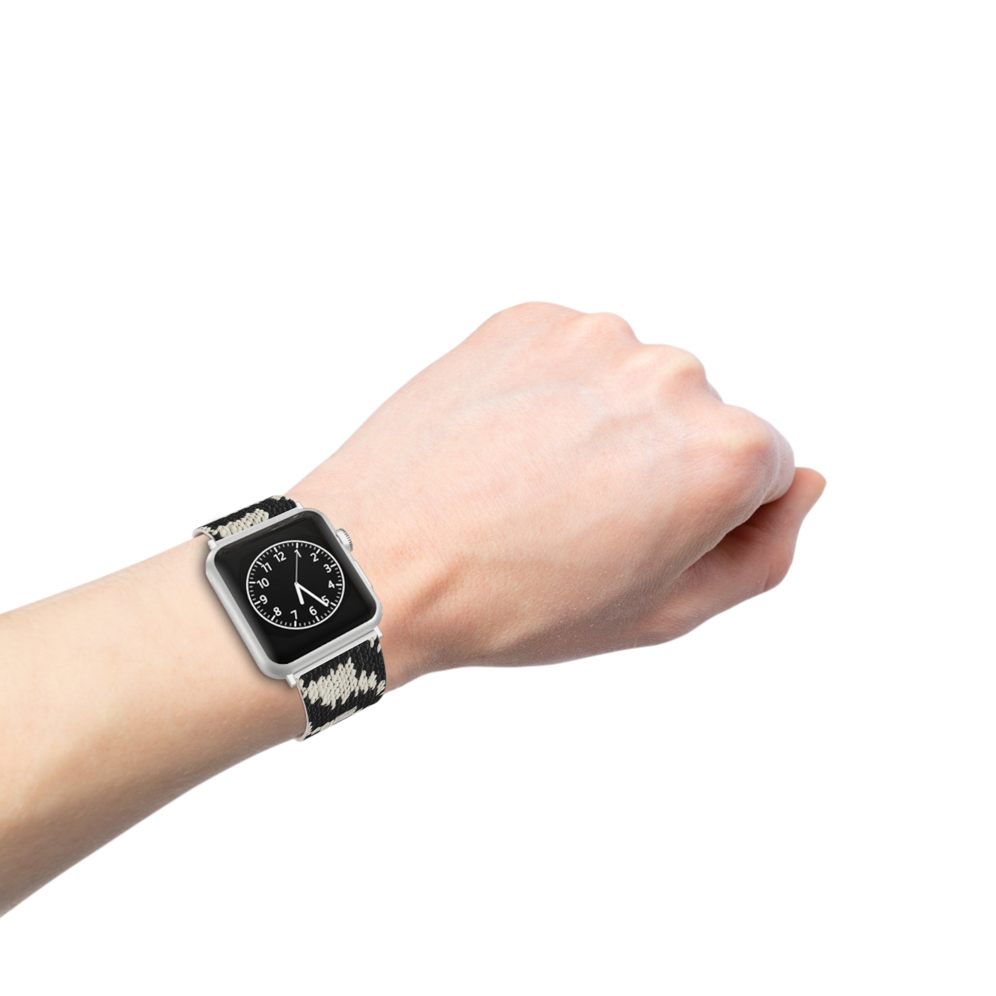 Black & White Apple Watch Band
