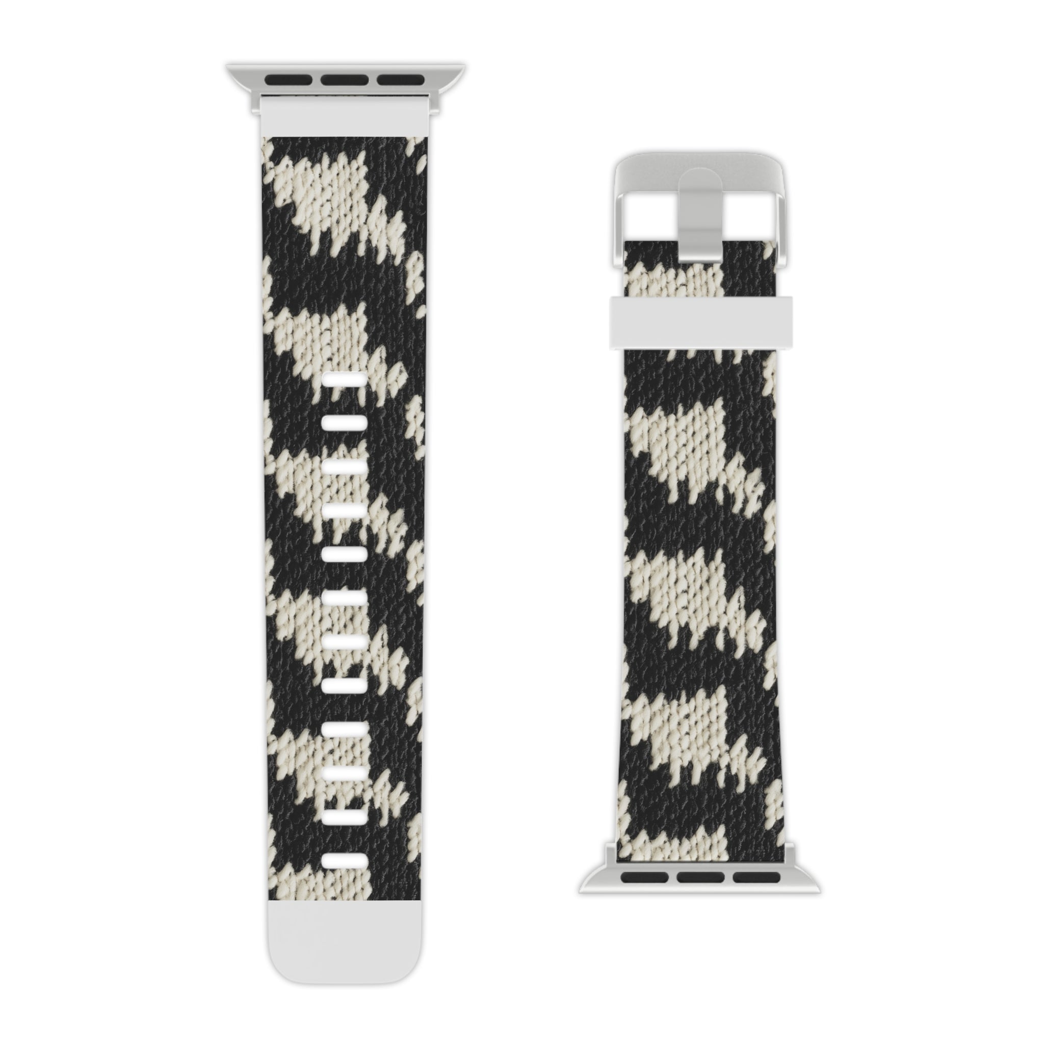 Black & White Apple Watch Band