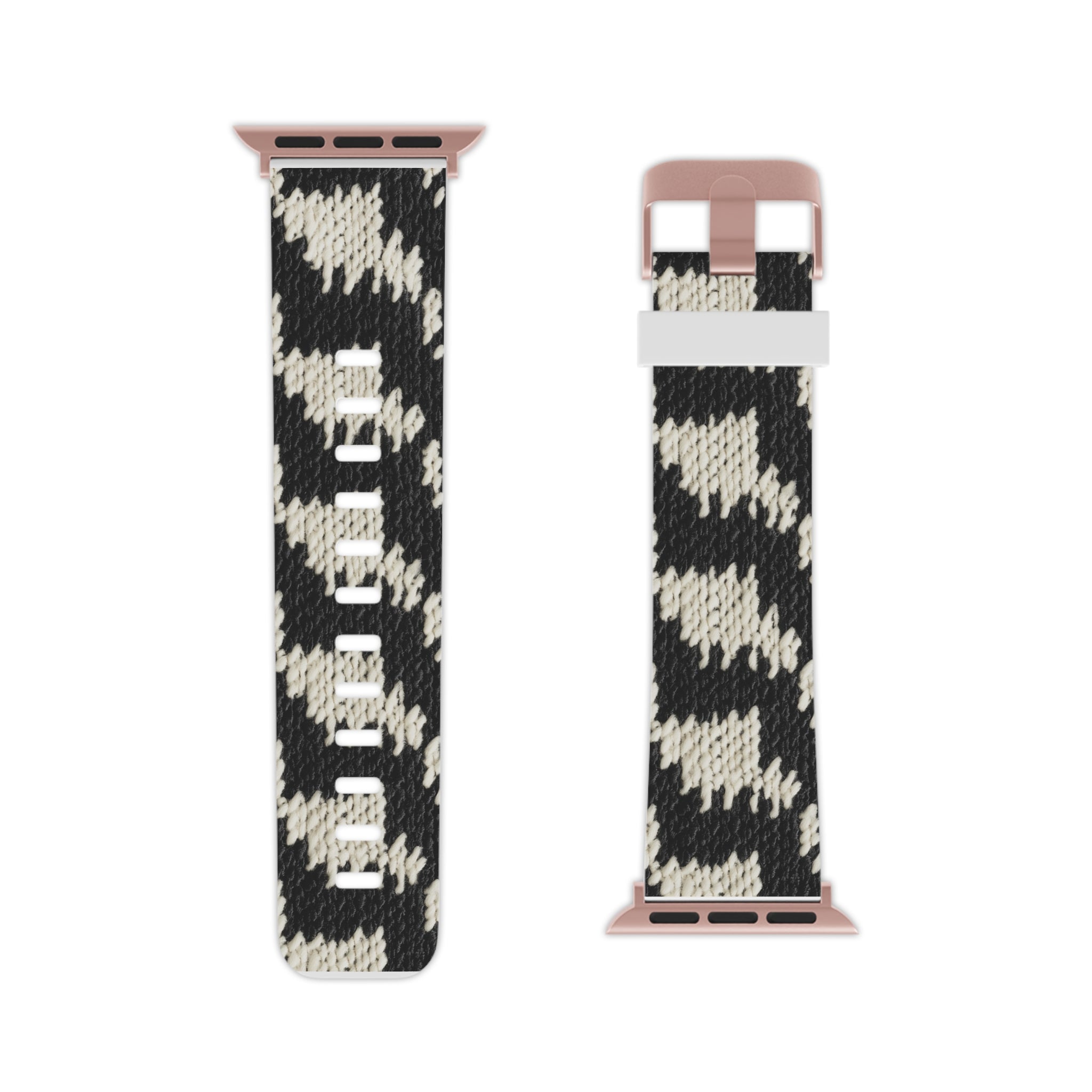Black & White Apple Watch Band