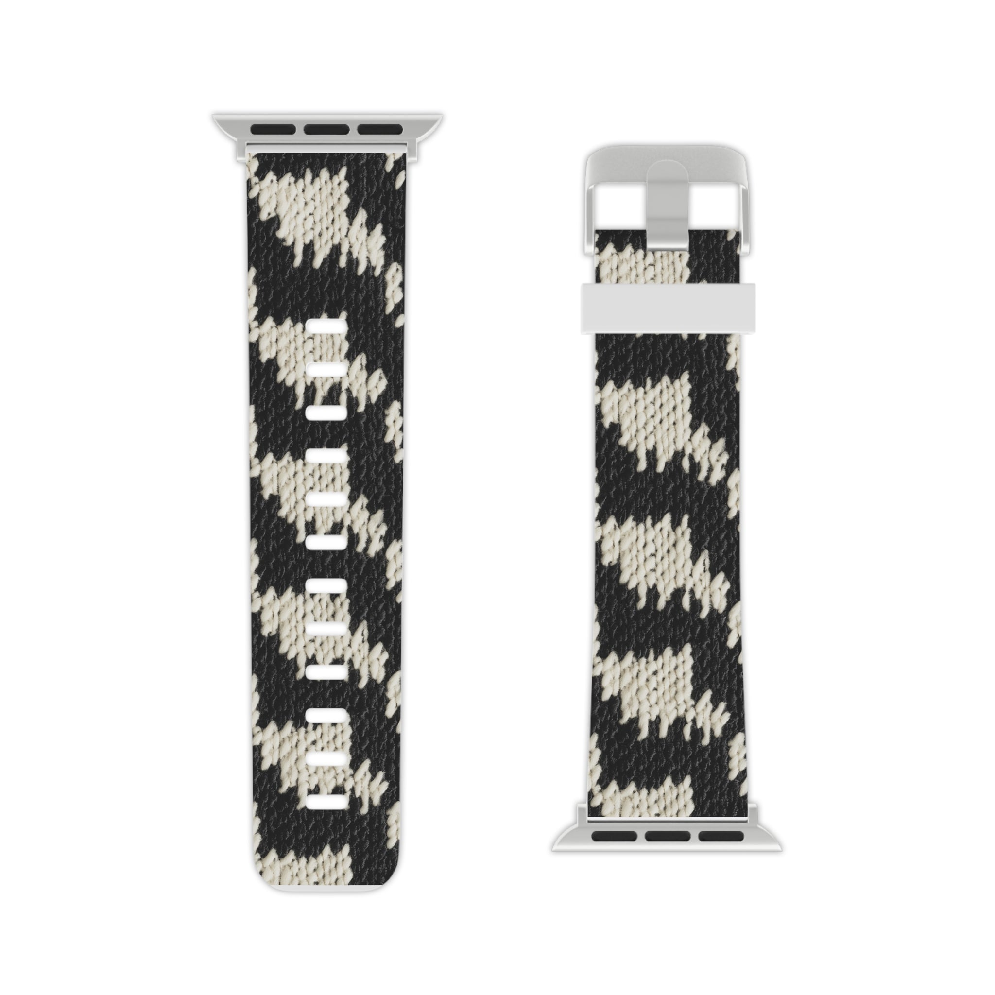Black & White Apple Watch Band