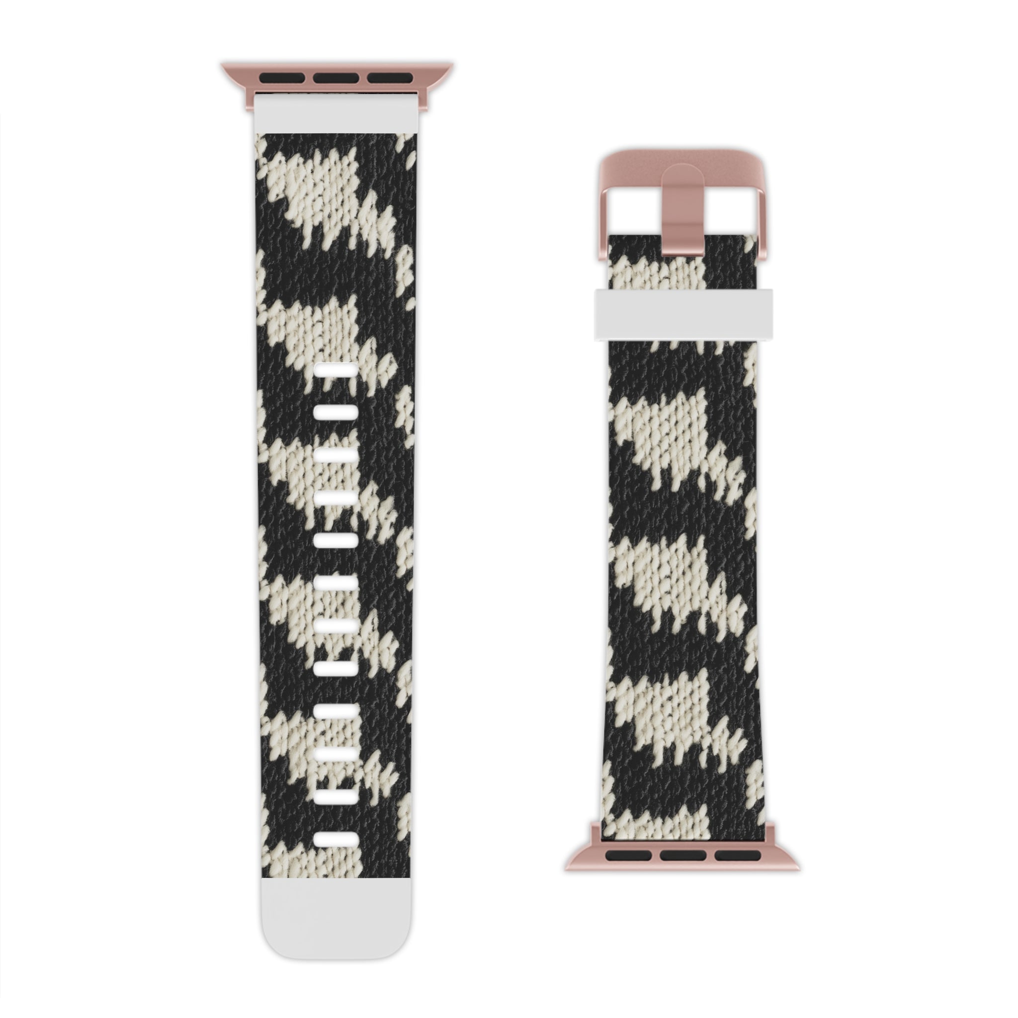 Black & White Apple Watch Band