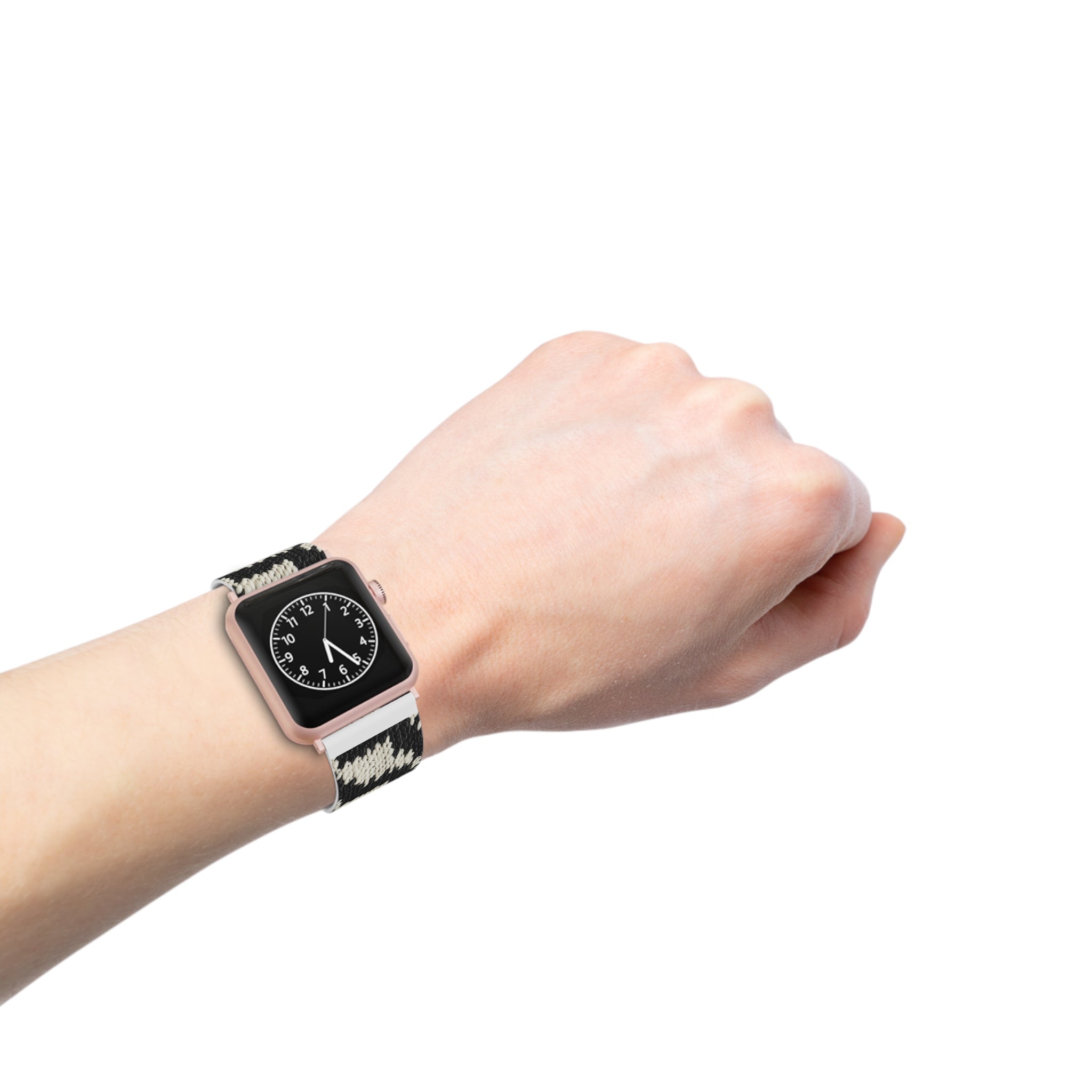 Black & White Apple Watch Band